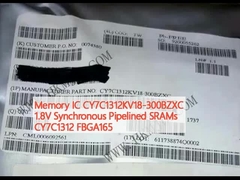 IC حافظه CY7C1312KV18-300BZXC 1.8V SRAMهای هم زمان لوله CY7C1312 FBGA165