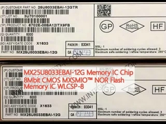 MX25U8033EBAI-12G حافظه IC تراشه 8Mbit CMOS MXSMIO TM NOR حافظه فلش IC WLCSP-8