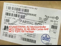 ATSAMD51N19A-AU میکروکنترلر MCU 120MHz 32 بیتی ARM Cortex-M4F MCU بسته TQFP-100