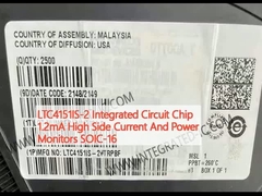 LTC4151IS-2 چیپ مدار یکپارچه 1.2mA جریان جانبی بالا و مانیتورهای قدرت SOIC-16