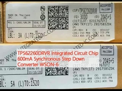 TPS62260DRVR تراشه مدار یکپارچه 600mA مترادف مرحله پایین WSON-6