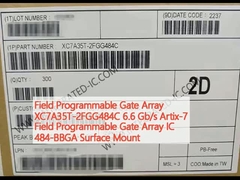 آرایه دروازه قابل برنامه ریزی میدان XC7A35T-2FGG484C 6.6 Gb / s Artix-7 Field Programmable Gate Array IC