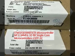 STM32G030K8T6TR میکروکنترلر MCU 64MHz 32 بیت میکروکنترلر تک هسته ای LQFP-32