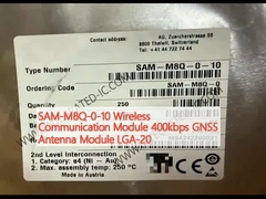 SAM-M8Q-0-10 ماژول ارتباطات بی سیم 400kbps ماژول آنتن GNSS LGA-20