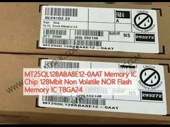 MT25QL128ABA8E12-0AAT حافظه IC تراشه 128Mbit غیر ناپایدار NOR حافظه فلش IC TBGA24