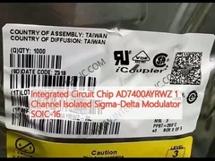 تراشه مدار یکپارچه AD7400AYRWZ یک کانال جدا شده سیگما دلتا مدلولاتور SOIC-16