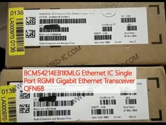 BCM54214EB1KMLG Ethernet IC Single Port RGMII گیرنده ی گیگابیت اترنت QFN68