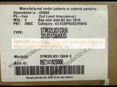 STM32L031C6U6 میکروکنترلر MCU 32 بیتی MCU 32KB فلش ARM میکروکنترلر UFQFN48
