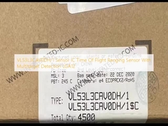 VL53L3CAV0DH/1 حسگر IC زمان پرواز حسگر محدوده با تشخیص چند هدف LGA12