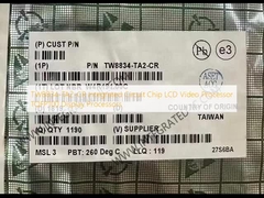 TW8834-TA2-CR چیپ مدار یکپارچه پردازنده ویدئویی LCD پردازنده صفحه نمایش TQFP100