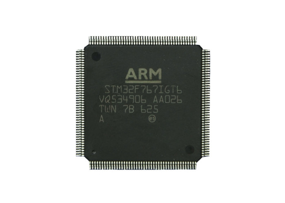 تراشه مدار مجتمع 216 مگاهرتز STM32F767IGT6 میکروکنترلر 32 بیتی آی سی 176-LQFP