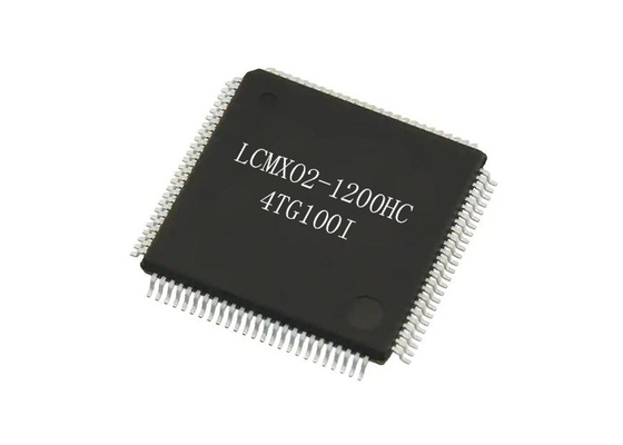 تراشه مدار مجتمع LCMXO2-1200HC-4TG100I آرایه گیت قابل برنامه ریزی میدانی LQFP100