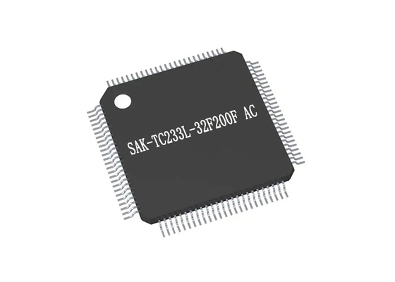 تراشه مدار مجتمع SAK-TC233L-32F200F AC میکروکنترلرهای پکیج TQFP-100