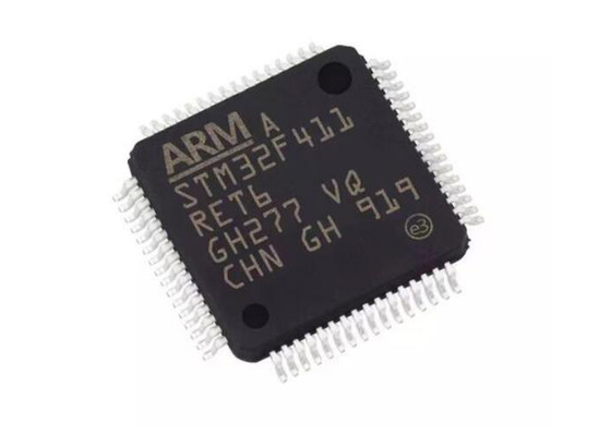 تراشه میکروکنترلر STM32F411RET6 با کارایی بالا LQFP64 Arm Cortex M4 Core 100MHz
