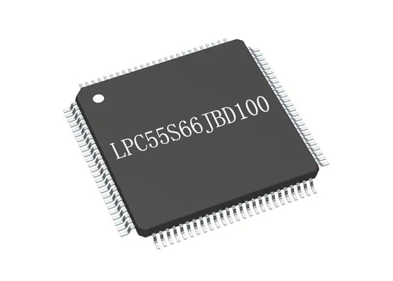 میکروکنترلرهای تک هسته ای LPC55S66JBD100 IC 100LQFP اجزای مدار مجتمع