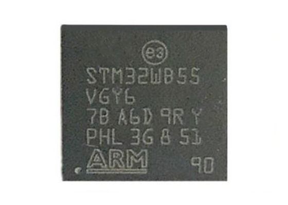 میکروکنترلر STM32WB55VGY6 MCU فرستنده و گیرنده RF آی سی 100UFBGA دو هسته ای 2Mbps