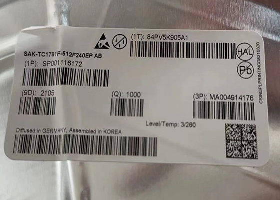 آی سی میکروکنترلر تک هسته ای 292-LFBGA SAK-TC1791F-512F240EP AB 32 بیتی
