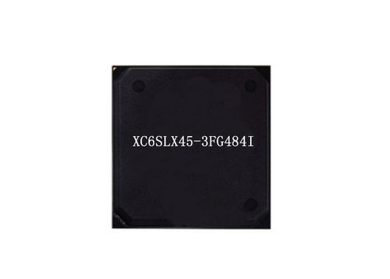484-BBGA بسته XC6SLX45-3FG484I فیلد جاسازی شده قابل برنامه ریزی آی سی آرایه دروازه
