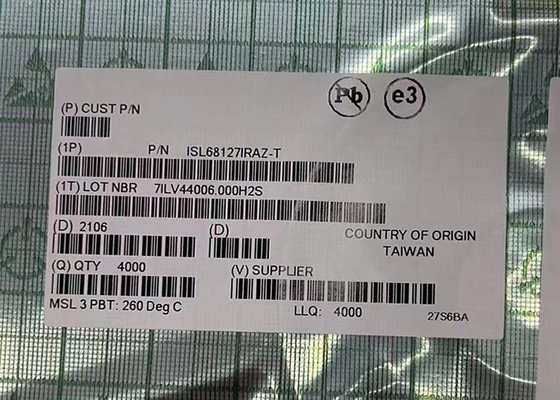 تراشه مدار مجتمع ISL68127IRAZ کنترلر PWM IC 48QFN دو خروجی دیجیتال