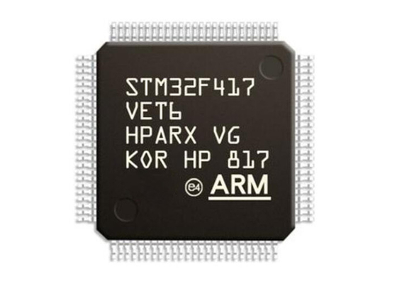 میکروکنترلر تک هسته ای STM32F417VET6 MCU 100LQFP ARM Cortex-M4 512KB Flash
