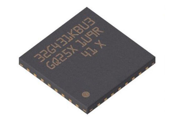 میکروکنترلر 170 مگاهرتزی MCU STM32G431KBU3 ARM Cortex-M4F 32UFQFN تک هسته ای