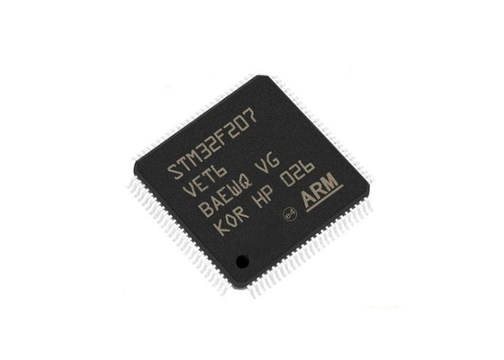 آی سی میکروکنترلر STM32F207VET6 Surface Mount 100-LQFP Package 120MHz 512KB