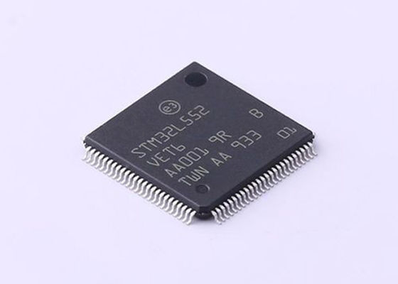 آی سی میکروکنترلرهای تعبیه شده 100-LQFP STM32L552VET6 ARM Cortex-M33