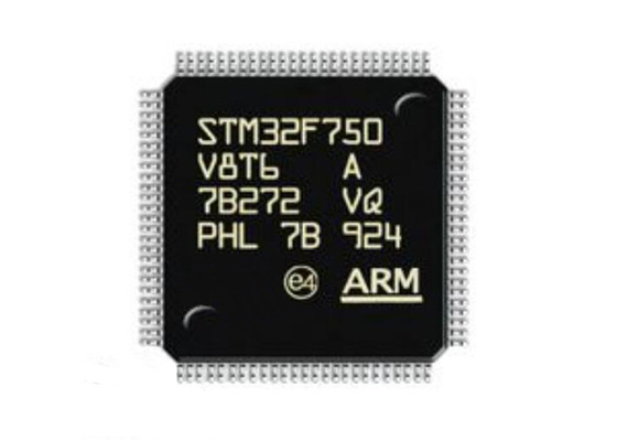 میکروکنترلر STM32F750V8T6 تراشه میکروکنترلر MCU ARM Cortex-M7 100LQFP