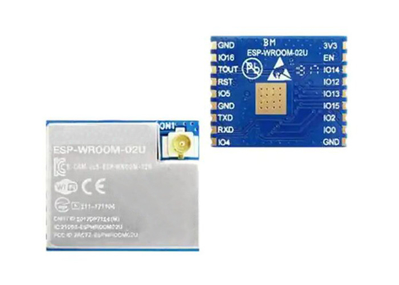 ماژول فرستنده وای فای ESP-WROOM-02U-N4 ماژول ارتباط بی سیم 18-SMD
