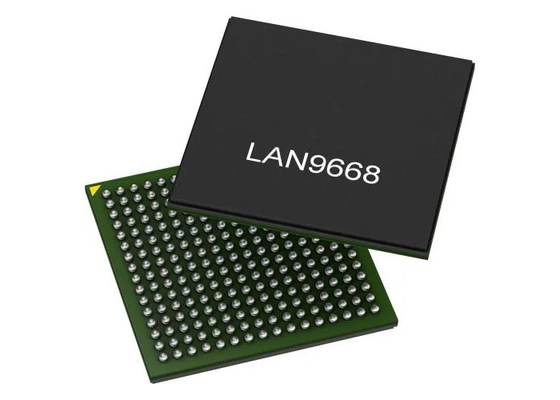 تراشه مدار مجتمع LAN9668/9MX 8 پورت سوئیچ اترنت گیگابیتی IC 256-LFBGA