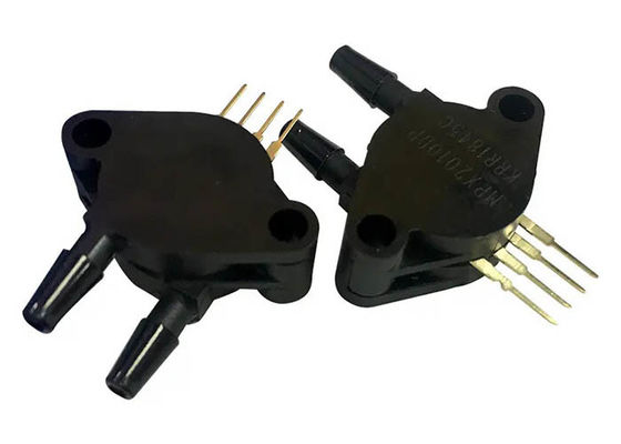 10 ولت 10 کیلو پاسکال سنسورهای فشار جبران شده با دما MPX2010DP 4-SIP