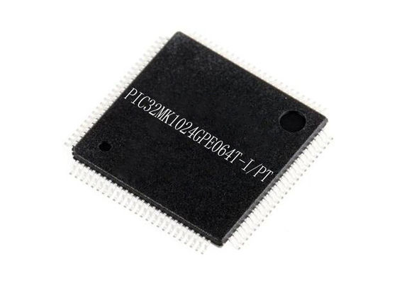 میکروکنترلر PIC32MK1024GPE064T-I/PT عمومی MCU 64-TQFP تک هسته ای