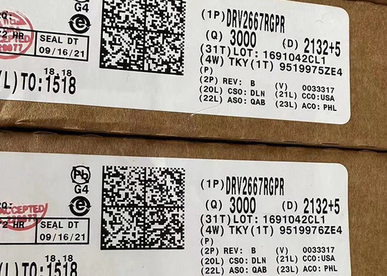 تراشه مدار یکپارچه DRV2667RGPR Piezo Haptic Driver 20-QFN Motor Drivers IC