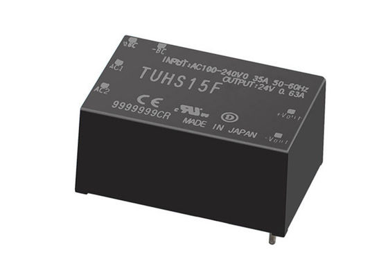 مبدل های AC DC TUHS15F12 منبع برق AC-DC نوع نصب PCB، ماژول 6-DIP