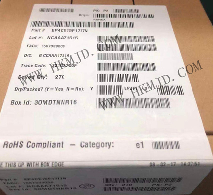 آرایه دروازه برنامه نویسی میدانی EP4CE15F17I7N FBGA-256 963LAB Cyclone IV E FPGA مدارهای یکپارچه 200MHz