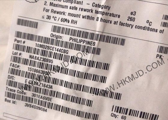 آرایه دروازه قابل برنامه ریزی میدان 10M02SCE144C8G آرایه دروازه قابل برنامه ریزی میدان QFP-144 IC FPGA غیر قابل تغییر