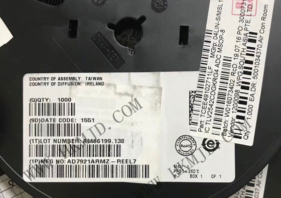 تراشه مدار یکپارچه AD7921ARMZ 72.5 dB تبدیل آنالوگ به دیجیتال