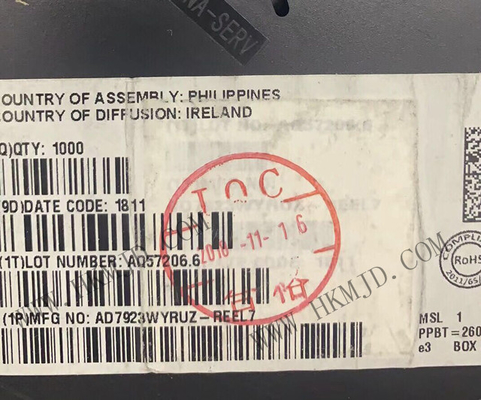 تراشه مدار یکپارچه AD7923WYRUZ 4-Channel 200 kSPS 12-Bit ADC با دنبال کننده