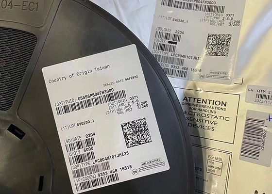 میکروکنترلر MCU LPC804M101JHI33 32 بیتی تک هسته ای 15MHz میکروکنترلر IC