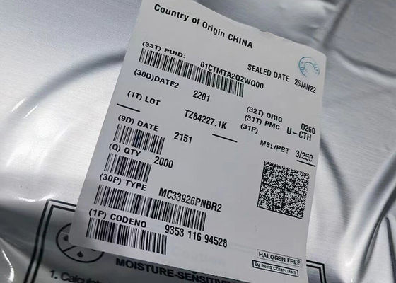 تراشه مدار یکپارچه MC33926PNBR2 5A H-bridge Brushed DC Motor Driver 32-PQFN