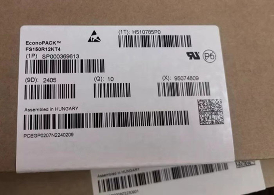 ماژول های IGBT خودرو FS150R12KT4 1.2kV 150A ماژول های سیلیکونی IGBT 6 بسته