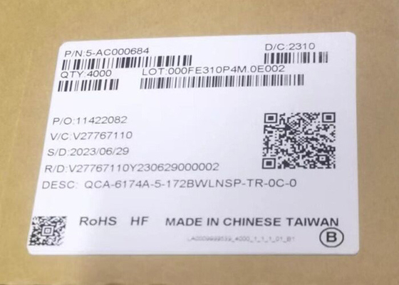 BT IC QCA6174A-5 عملکرد بالا دو باند 802.11ac بلوتوث 5.0 تک تراشه