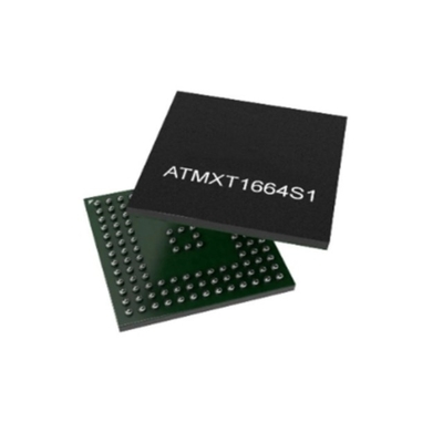 تراشه مدار یکپارچه ATMXT1664S1-CUR057 کنترل کننده های صفحه لمسی با عملکرد بالا VFBGA-128