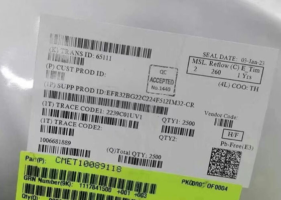 ماژول ارتباطات بی سیم EFR32BG22C224F512IM32-CR عملکرد بالا 2.4GHz Wireless Gecko SoC