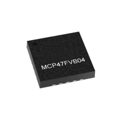 تراشه مدار یکپارچه MCP47FVB04-E/MQ 8-Bit Quad Output DAC با رابط I2C