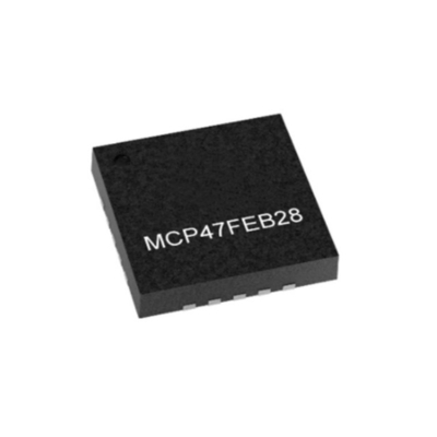 تراشه مدار یکپارچه MCP47FEB28-E/MQ 12-bit DAC با رابط EEPROM و I2C