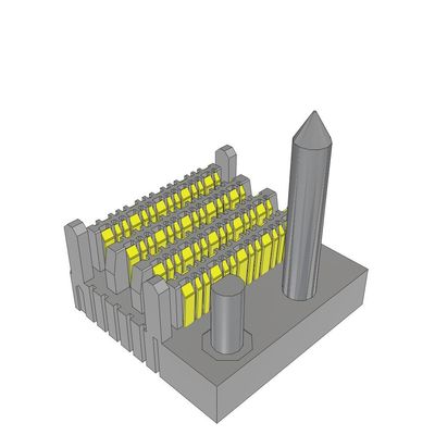 کانکتورهای EBTM-4-08-2.0-S-VT-1-L-G 2mm High-Speed Backplane Vertical Header 64POS