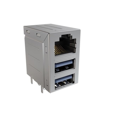 RJE361882305 کانکتورهای ماژولار جک کانکتور 8POS Combo-Stacked Connector