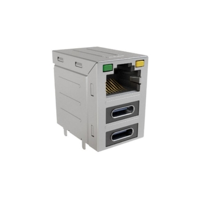 کانکتورهای RJE36188314CH 8POS RJE36 Series Combo-Stacked Modular Jack Connectors