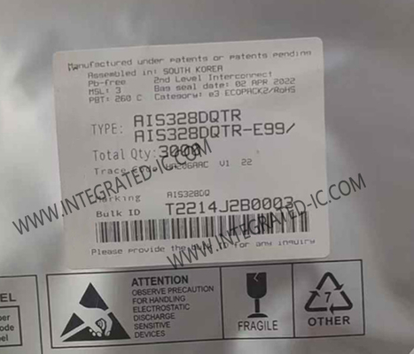 AIS328DQTR Sensor IC سرعت سنج سه محور با عملکرد بالا و قدرت بسیار پایین